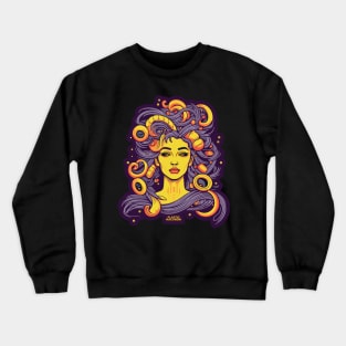 Plastic Macaroni Boho Trippy Hippy Fettuccine Crewneck Sweatshirt